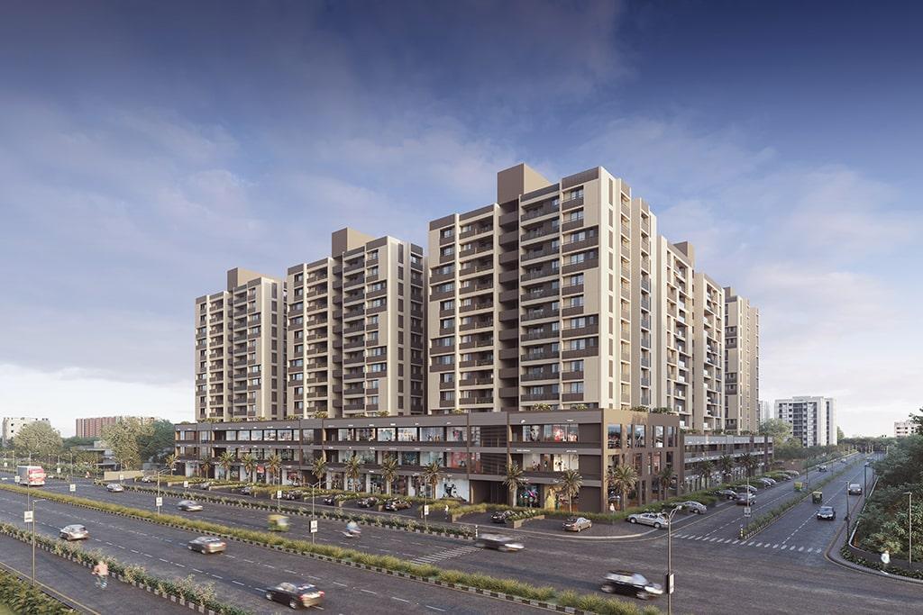 3 BHK flat in Olive Greens